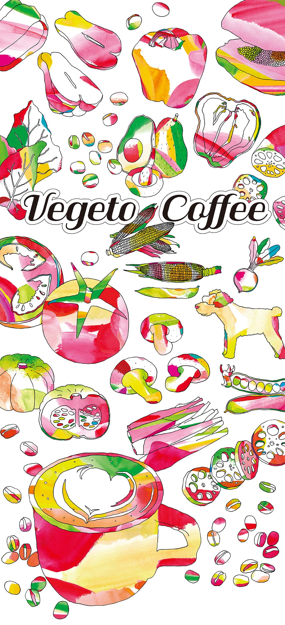 ベジトコーヒーポスター☕️✨